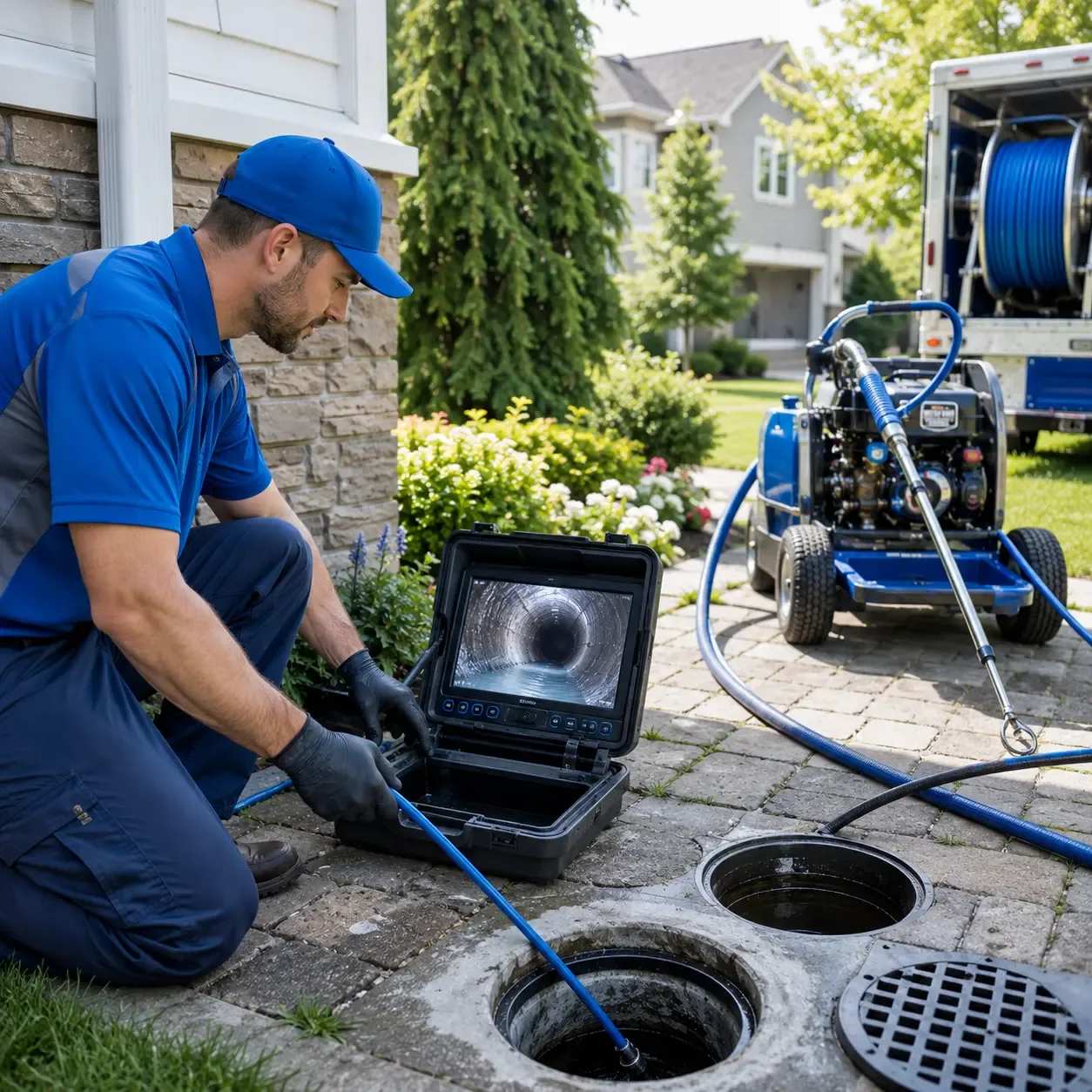 Outdoor drain cleaning professionals serving Sullivan, ME